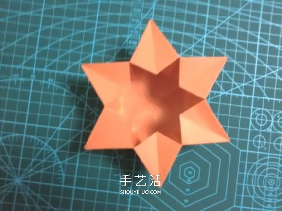 六角星盒子的折法圖解 折紙星星盒子的方法 -  itrip.net.cn