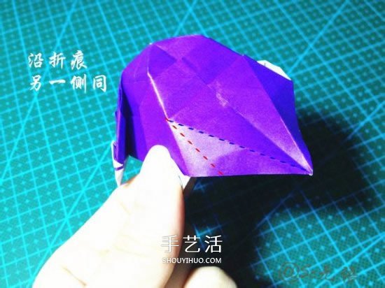 立體小汽車的折法圖解 手工折紙汽車的折法 -  itrip.net.cn