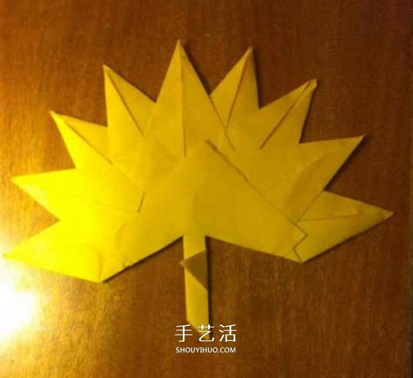 幼兒楓葉的折紙方法 簡單折疊楓葉圖解教程 -  itrip.net.cn