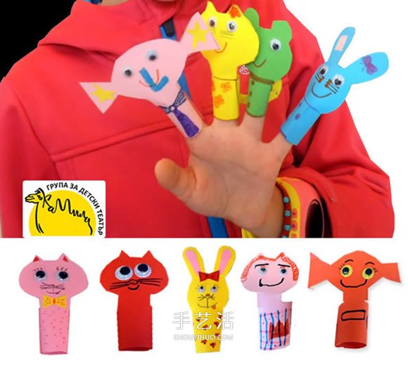 小動(dòng)物手偶玩具制作 幼兒動(dòng)物手偶的做法圖解 -  itrip.net.cn