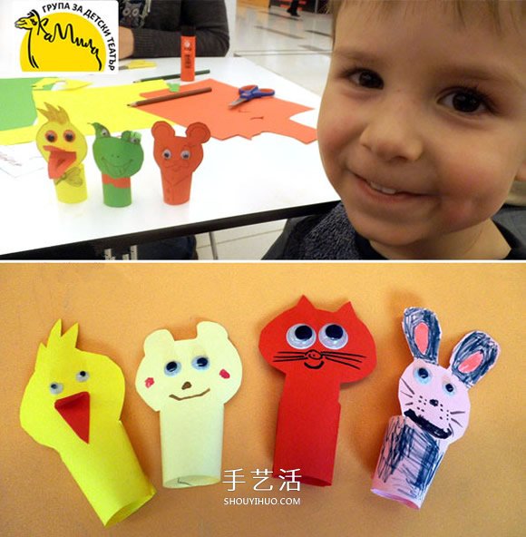 小動(dòng)物手偶玩具制作 幼兒動(dòng)物手偶的做法圖解 -  itrip.net.cn