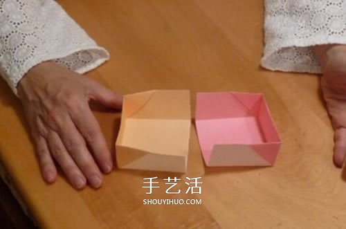 帶蓋方盒子的折紙方法 簡(jiǎn)單方形紙盒折疊圖解 -  itrip.net.cn