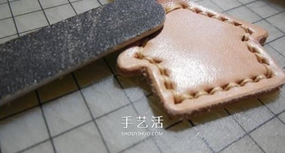 自制皮革鑰匙扣的方法 皮革手工制作鑰匙扣 -  itrip.net.cn