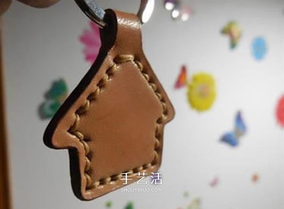 自制皮革鑰匙扣的方法 皮革手工制作鑰匙扣 -  itrip.net.cn