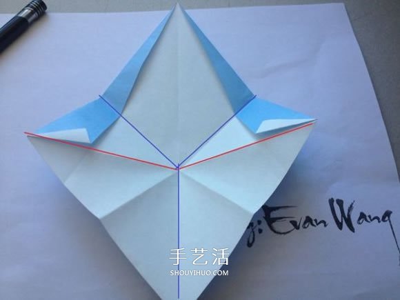 怎么折紙翼龍的折法 手工折紙翼龍圖解教程 -  itrip.net.cn