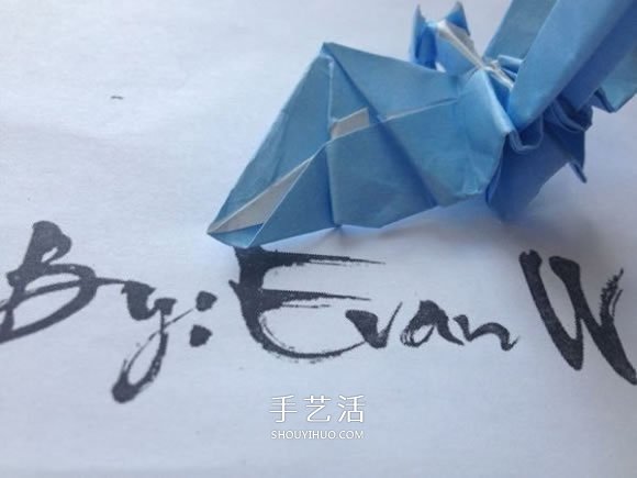 怎么折紙翼龍的折法 手工折紙翼龍圖解教程 -  itrip.net.cn