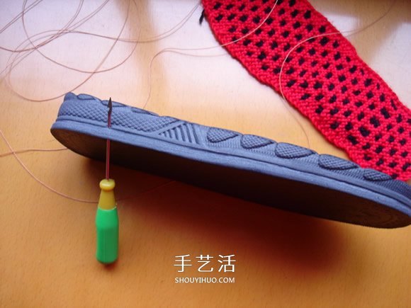 保暖拖鞋的編織方法 冬天穿拖鞋的做法圖解 -  itrip.net.cn