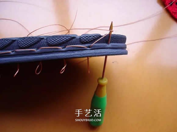 保暖拖鞋的編織方法 冬天穿拖鞋的做法圖解 -  itrip.net.cn