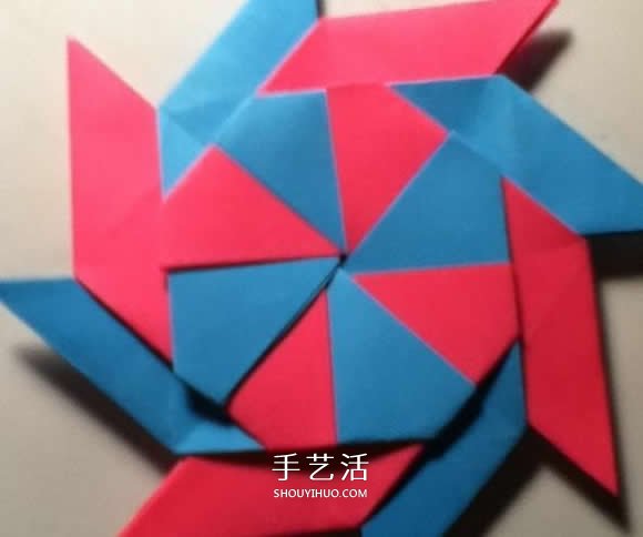 八角飛鏢怎么折圖解 手工折紙八角飛鏢疊法 -  itrip.net.cn