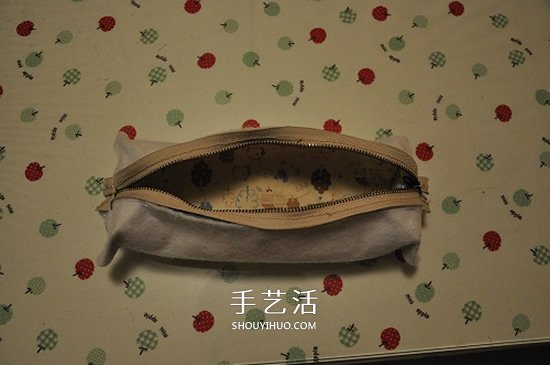 不織布筆袋手工教程 手工制作布藝筆袋圖解 -  itrip.net.cn