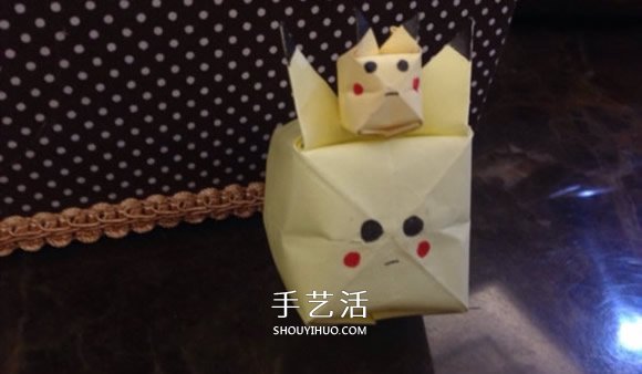 怎么折紙皮卡丘的方法 兒童皮卡丘折法圖解 -  itrip.net.cn