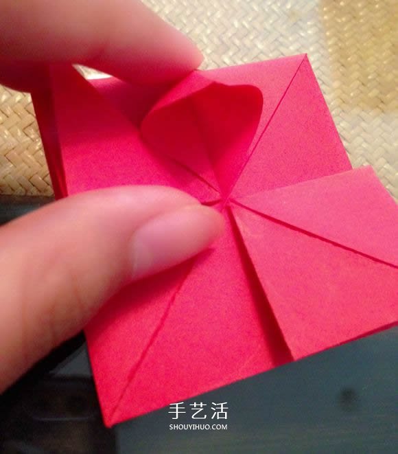 心花怒放愛(ài)心的折法 折紙心花怒放圖解教程 -  itrip.net.cn
