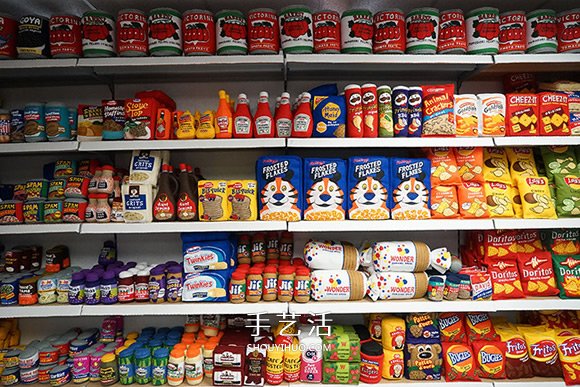 Lucy Sparrow的雜貨店 所有食品都是羊毛氈制作 -  itrip.net.cn