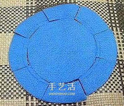 不織布可愛章魚的做法 布藝手工制作章魚玩偶 -  itrip.net.cn