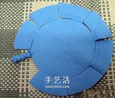 不織布可愛章魚的做法 布藝手工制作章魚玩偶 -  itrip.net.cn