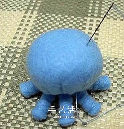 不織布可愛章魚的做法 布藝手工制作章魚玩偶 -  itrip.net.cn