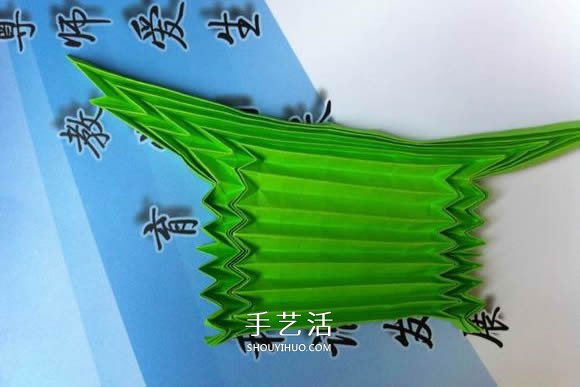蛇腹蝴蝶的折法圖解 折紙美麗蝴蝶的方法教程 -  itrip.net.cn