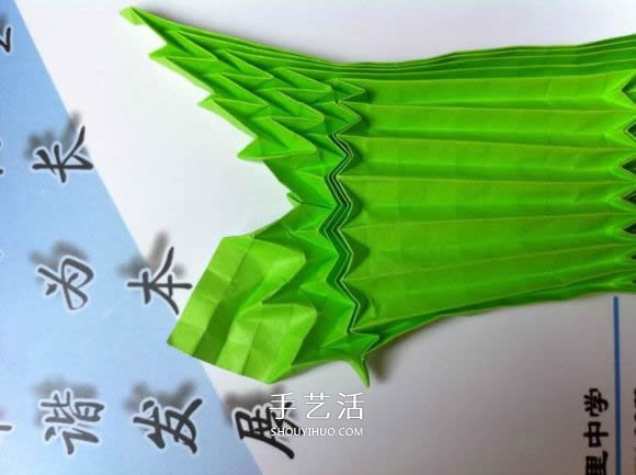 蛇腹蝴蝶的折法圖解 折紙美麗蝴蝶的方法教程 -  itrip.net.cn