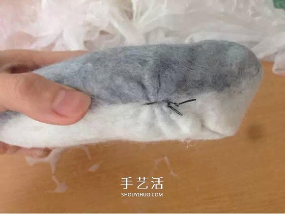 羊毛氈鯊魚鑰匙包DIY 羊毛氈鑰匙包的制作方法 -  itrip.net.cn