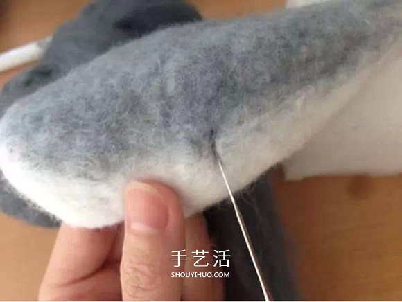 羊毛氈鯊魚鑰匙包DIY 羊毛氈鑰匙包的制作方法 -  itrip.net.cn