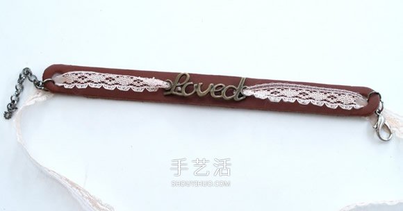 淑女風(fēng)皮革手環(huán)的做法 自制好看皮手環(huán)DIY教程 -  itrip.net.cn