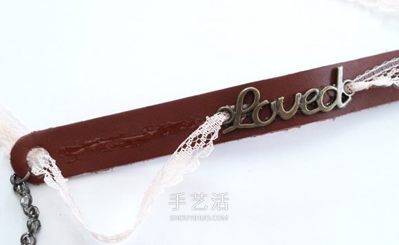 淑女風(fēng)皮革手環(huán)的做法 自制好看皮手環(huán)DIY教程 -  itrip.net.cn