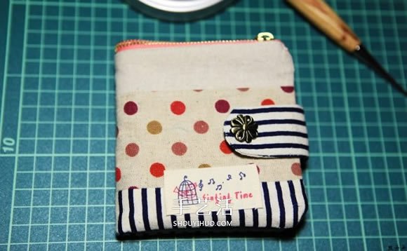 拉鏈小錢包的制作方法 DIY帶卡包功能錢包教程 -  itrip.net.cn