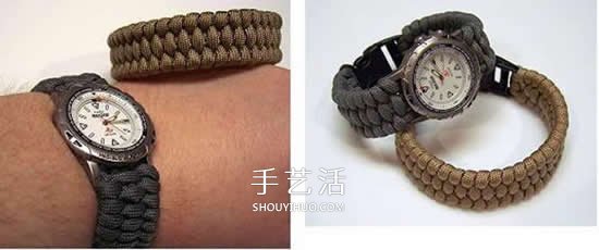 傘繩表帶的編織方法 用傘繩編織表帶的圖解 -  itrip.net.cn