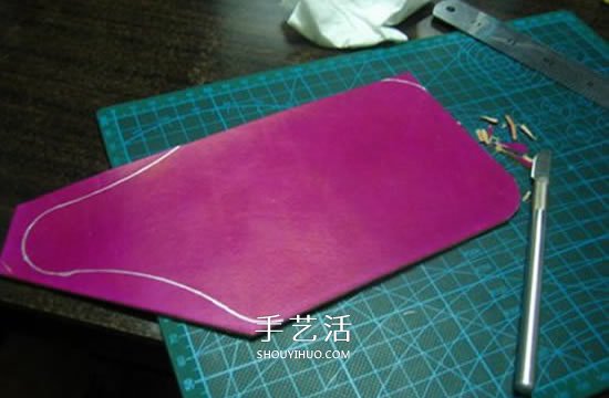 Redmoon皮革卡包制作 自制女用皮革鑰匙包教程 -  itrip.net.cn