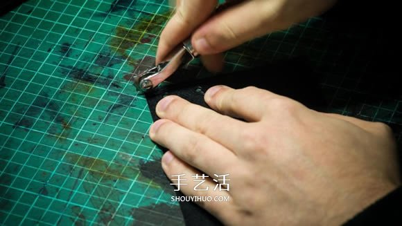 皮卡包制作方法圖解 自制皮革卡包帶圖紙 -  itrip.net.cn