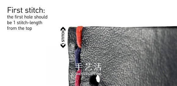 皮卡包制作方法圖解 自制皮革卡包帶圖紙 -  itrip.net.cn