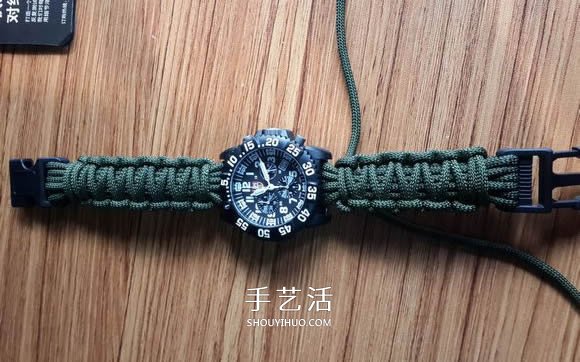 編織表帶方法圖解教程 手工傘繩編表帶的過程 -  itrip.net.cn
