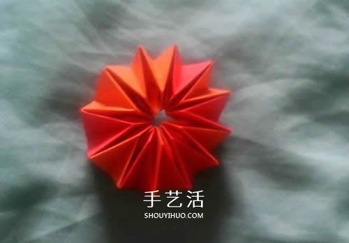 手工紙煙花的折法圖解 折紙煙花的方法步驟圖 -  itrip.net.cn