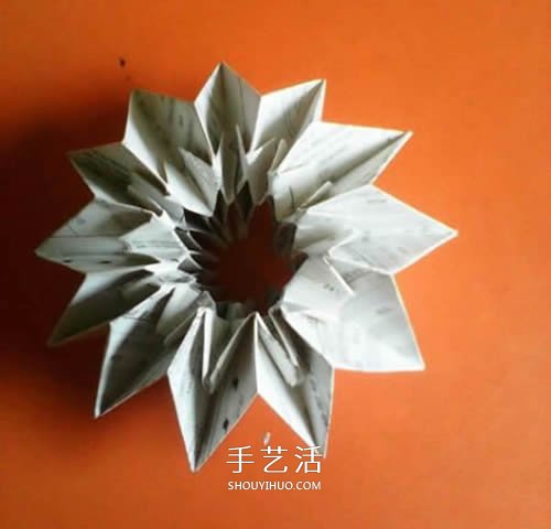 手工紙煙花的折法圖解 折紙煙花的方法步驟圖 -  itrip.net.cn