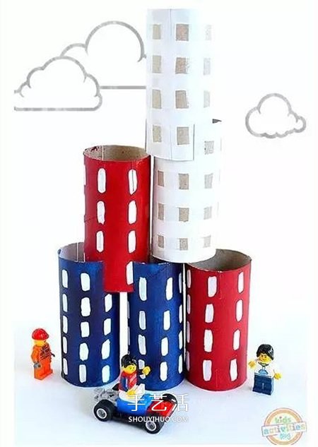 幼兒廢物利用手工作品 簡單環(huán)保小制作圖片 -  itrip.net.cn