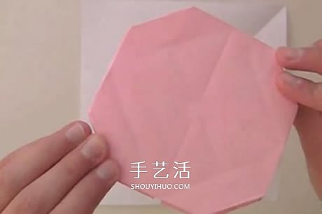扁平玫瑰花的折法圖解 組合式平玫瑰折紙教程 -  itrip.net.cn