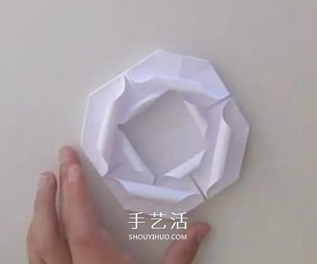 扁平玫瑰花的折法圖解 組合式平玫瑰折紙教程 -  itrip.net.cn