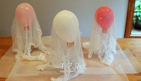 紗布做萬圣節(jié)幽靈的方法 簡單可愛幽靈DIY制作 -  itrip.net.cn