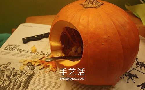 感恩節(jié)南瓜燈雕刻制作 多層萬(wàn)圣節(jié)南瓜燈DIY -  itrip.net.cn