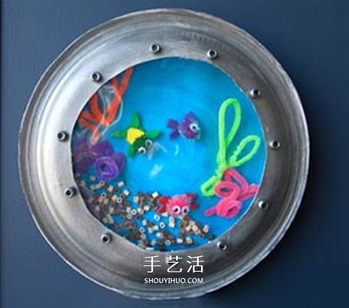 餐盤(pán)廢物利用小制作 DIY成海底世界裝飾品 -  itrip.net.cn