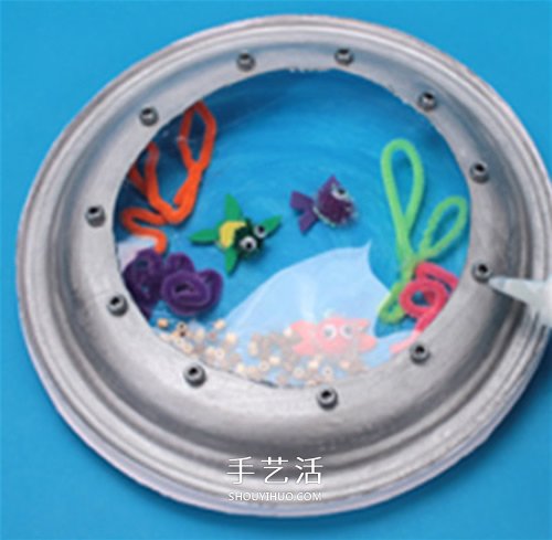 餐盤(pán)廢物利用小制作 DIY成海底世界裝飾品 -  itrip.net.cn