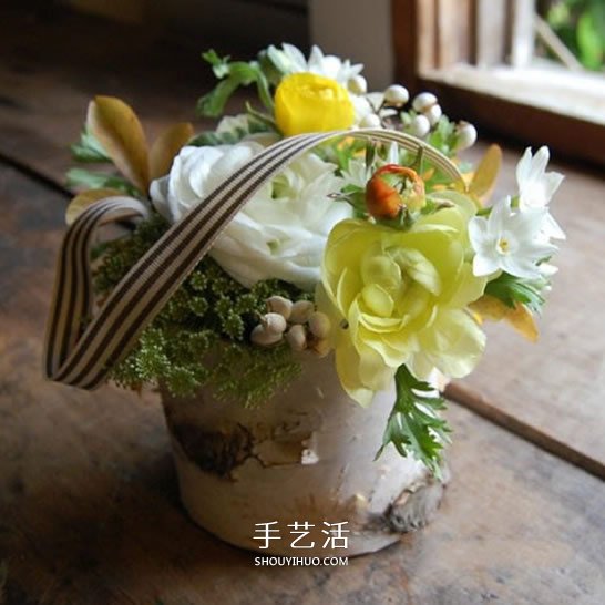 白樺樹皮手工制作花瓶 自制田園風花瓶的方法 -  itrip.net.cn