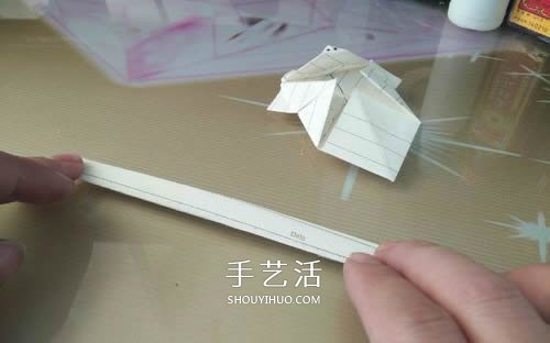 會動的小豬折紙圖解 可以動的小豬折法步驟 -  itrip.net.cn