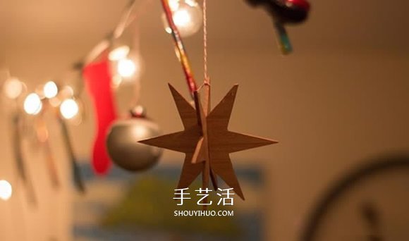 浪漫星光裝飾手工制作 木板制作星星掛飾教程 -  itrip.net.cn