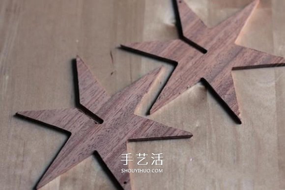 浪漫星光裝飾手工制作 木板制作星星掛飾教程 -  itrip.net.cn