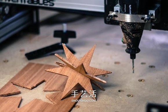 浪漫星光裝飾手工制作 木板制作星星掛飾教程 -  itrip.net.cn