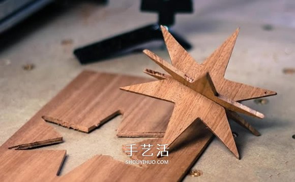 浪漫星光裝飾手工制作 木板制作星星掛飾教程 -  itrip.net.cn