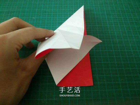 圣誕鶴的折法圖解教程 折紙圣誕紙鶴的方法 -  itrip.net.cn
