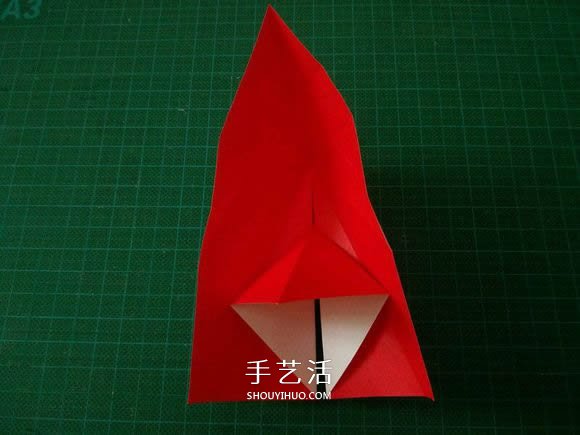 圣誕鶴的折法圖解教程 折紙圣誕紙鶴的方法 -  itrip.net.cn