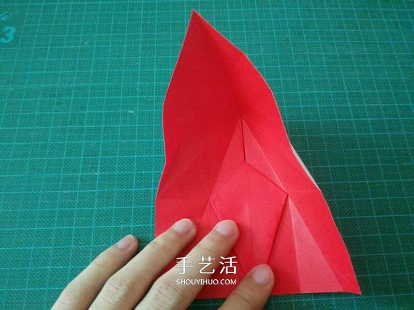 圣誕鶴的折法圖解教程 折紙圣誕紙鶴的方法 -  itrip.net.cn